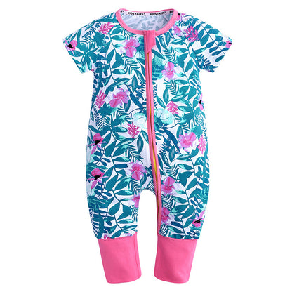 Tropical Blossom Zippy - Short Sleeve Edition