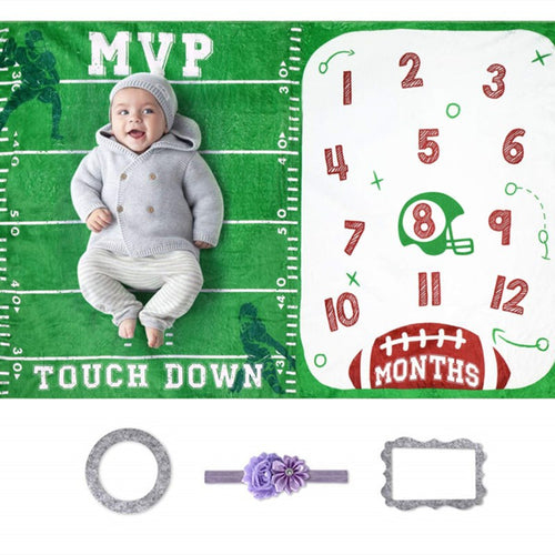 MVP-Touchdown-Baby-Milestone-Blanket-Football-Growth-Tracker