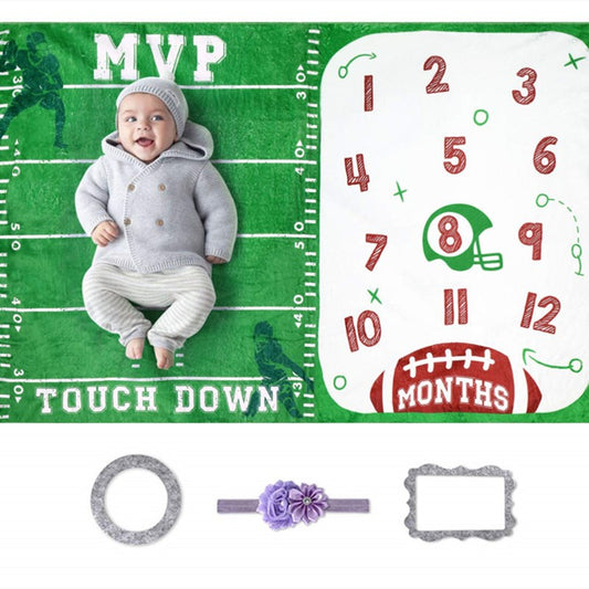 MVP-Touchdown-Baby-Milestone-Blanket-Football-Growth-Tracker