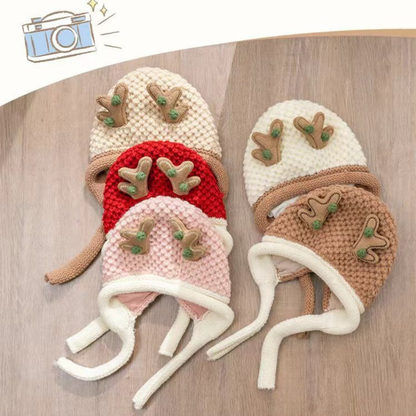 Fawn Baby Knitted Pullover Hat - Autumn/Winter Collection