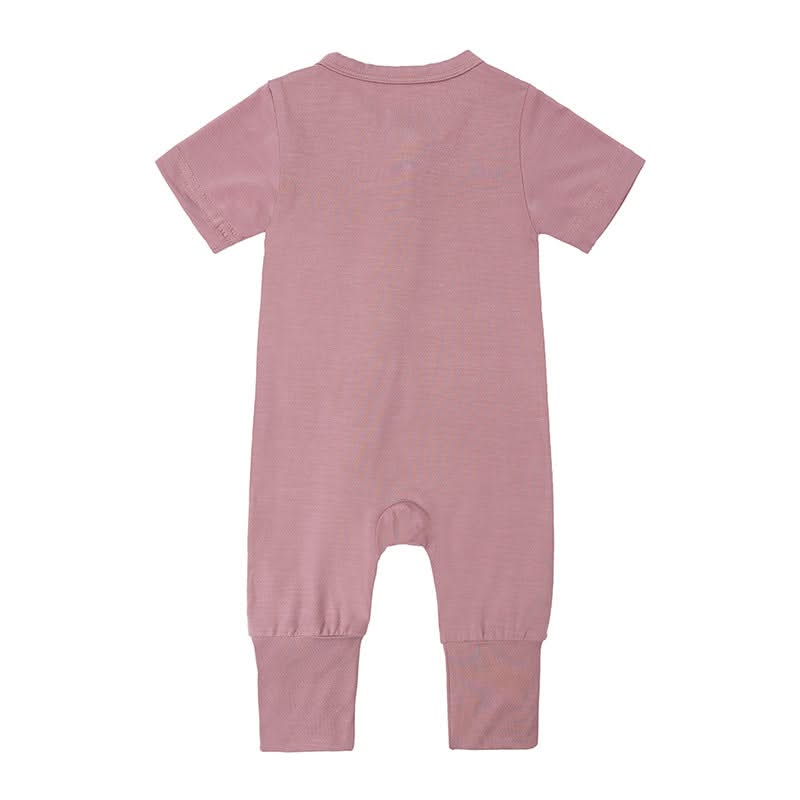 Fawn™ Bamboo Baby Short Sleeve Unisex Romper – Soft, Breathable, and Eco-Friendly One-Piece