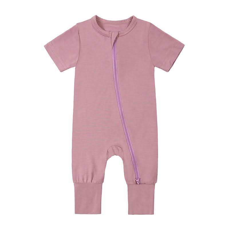 Fawn™ Bamboo Baby Short Sleeve Unisex Romper – Soft, Breathable, and Eco-Friendly One-Piece