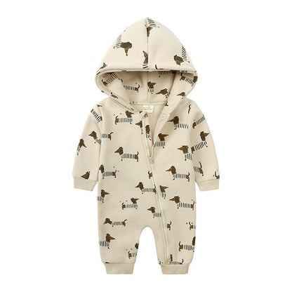 Baby Hooded Romper Jumpsuit