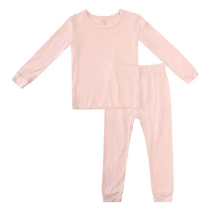 Fawn™Unisex Bamboo Fiber Baby 2-Piece Long Sleeve Top & Pants Set – Soft Organic Kids' Underwear