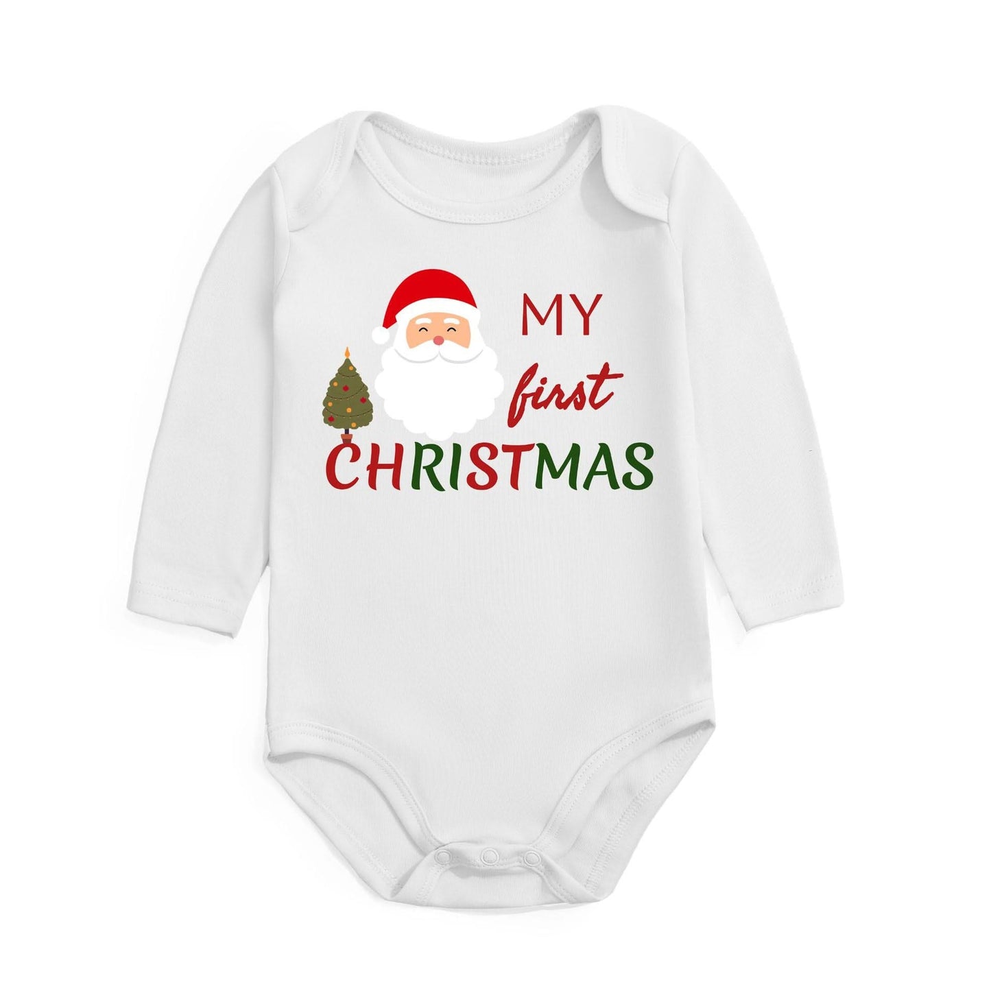 Fawn My First Christmas Baby Girl Boy Outfit