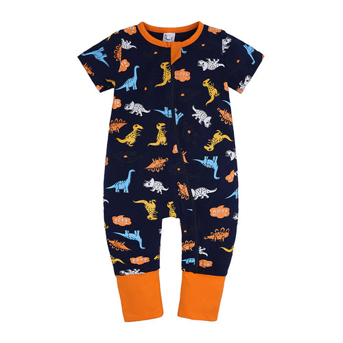 Navy Dino Zippy - Short Sleeve Edition