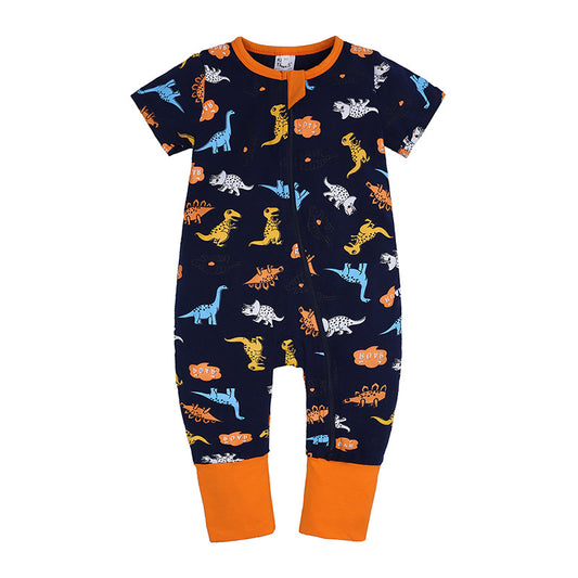 Navy Dino Zippy - Short Sleeve Edition