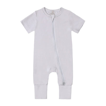 Fawn™ Bamboo Baby Short Sleeve Unisex Romper – Soft, Breathable, and Eco-Friendly One-Piece