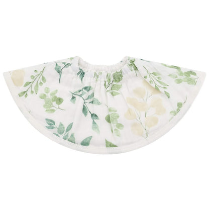 360° Rotating Baby Bib - 4-Layer Bamboo Cotton, Soft and Absorbent for Drooling and Feeding