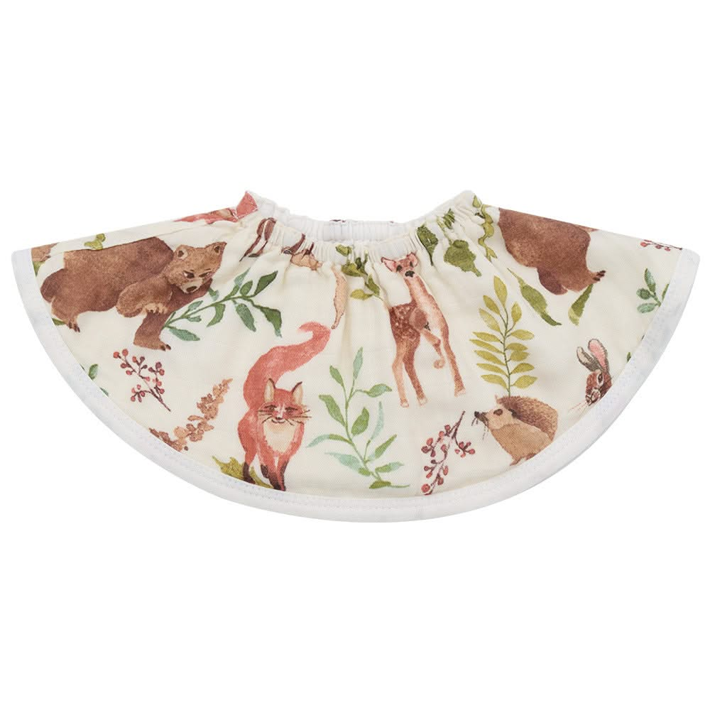 360° Rotating Baby Bib - 4-Layer Bamboo Cotton, Soft and Absorbent for Drooling and Feeding