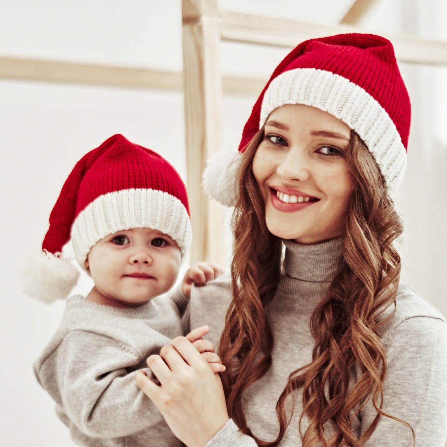 Matching Hats for Mom and Son