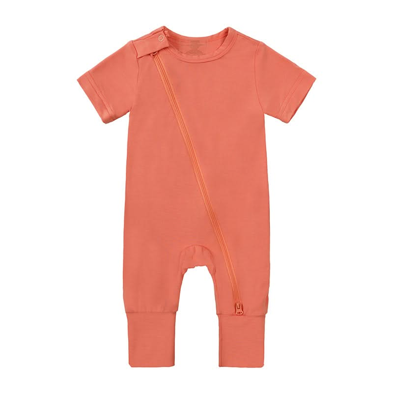 Fawn™ Bamboo Baby Short Sleeve Unisex Romper – Soft, Breathable, and Eco-Friendly One-Piece