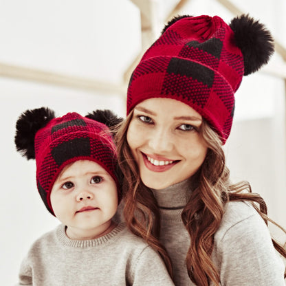 Matching Hats for Mom and Son