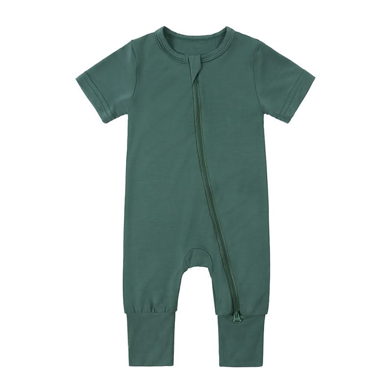 Fawn™ Bamboo Baby Short Sleeve Unisex Romper – Soft, Breathable, and Eco-Friendly One-Piece