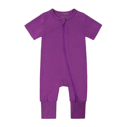 Fawn™ Bamboo Baby Short Sleeve Unisex Romper – Soft, Breathable, and Eco-Friendly One-Piece