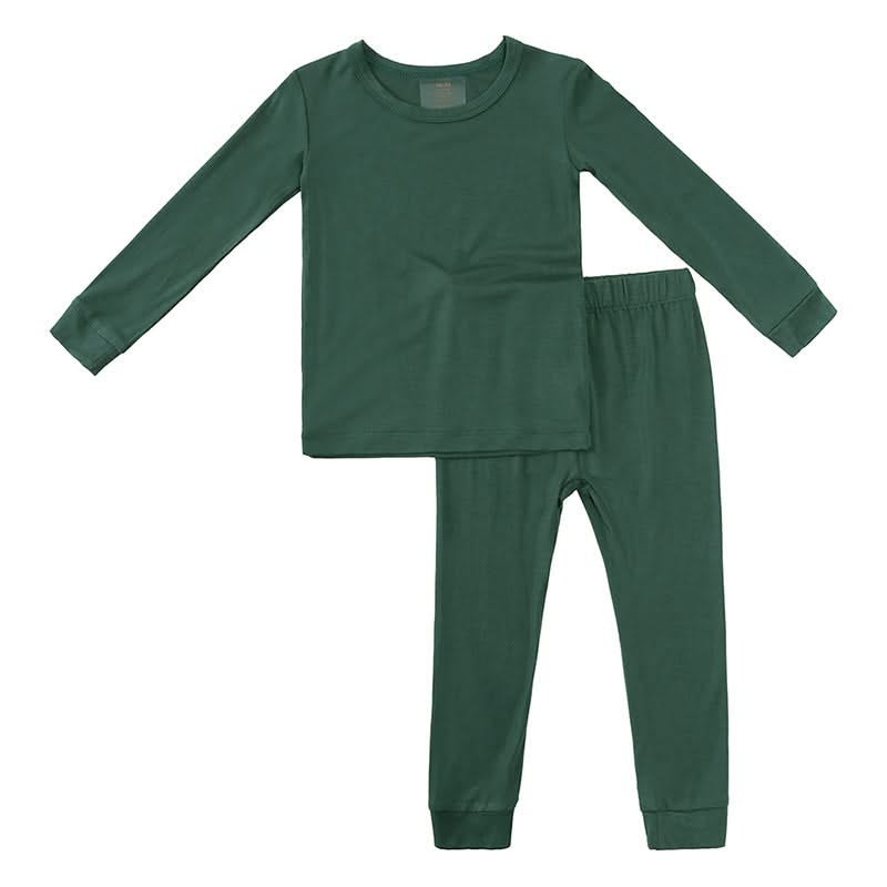 Fawn™Unisex Bamboo Fiber Baby 2-Piece Long Sleeve Top & Pants Set – Soft Organic Kids' Underwear