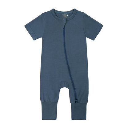 Fawn™ Bamboo Baby Short Sleeve Unisex Romper – Soft, Breathable, and Eco-Friendly One-Piece