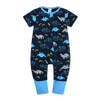 Navy Dino Zippy - Short Sleeve Edition