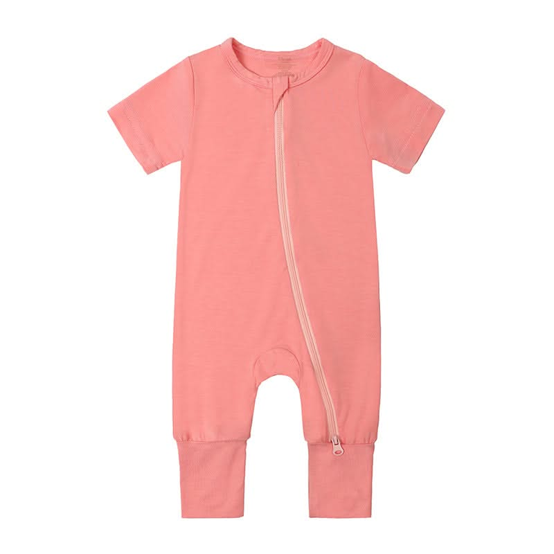 Fawn™ Bamboo Baby Short Sleeve Unisex Romper – Soft, Breathable, and Eco-Friendly One-Piece