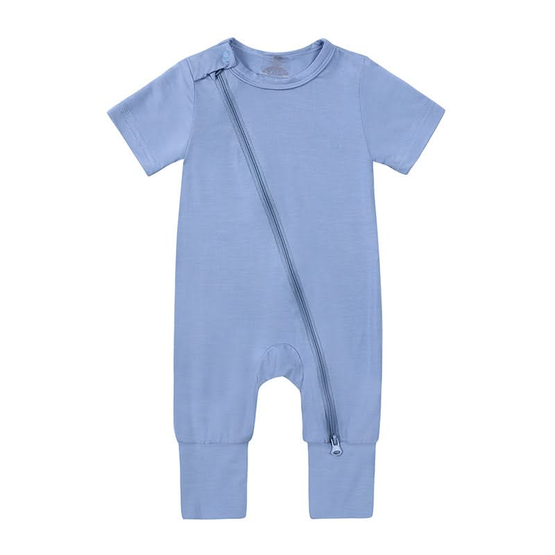 Fawn™ Bamboo Baby Short Sleeve Unisex Romper – Soft, Breathable, and Eco-Friendly One-Piece